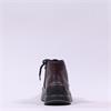 Rieker Laced Ankle Boot With Side Zip - Wine